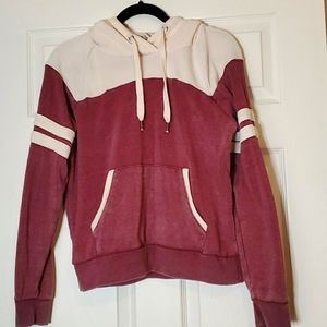 Burgundy hoodie